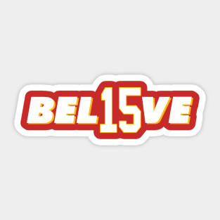 BELIEVE 15 KANSAS CITY Sticker